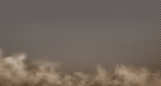 灰尘云与颗粒与脏烟图片下载