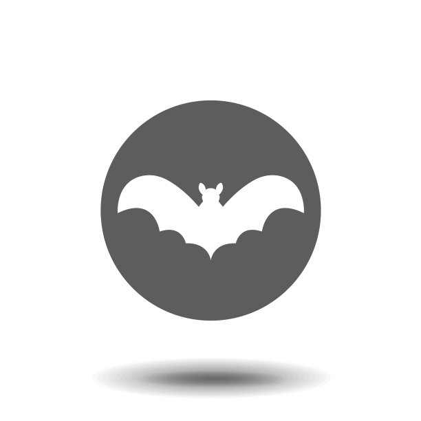 蝙蝠图标轮廓图片下载