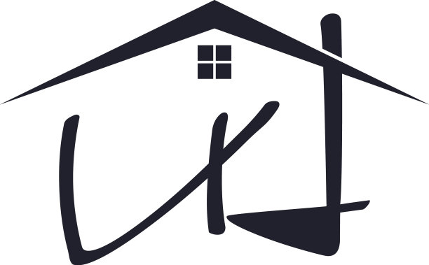 首字母vh或hv标志设计概念图片下载