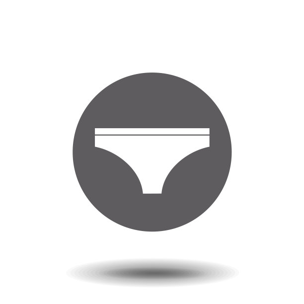 女女人女士可爱的内裤扁平图标设计图片下载