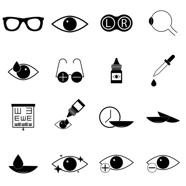 简单设置验光相关的图标为您设计图片下载