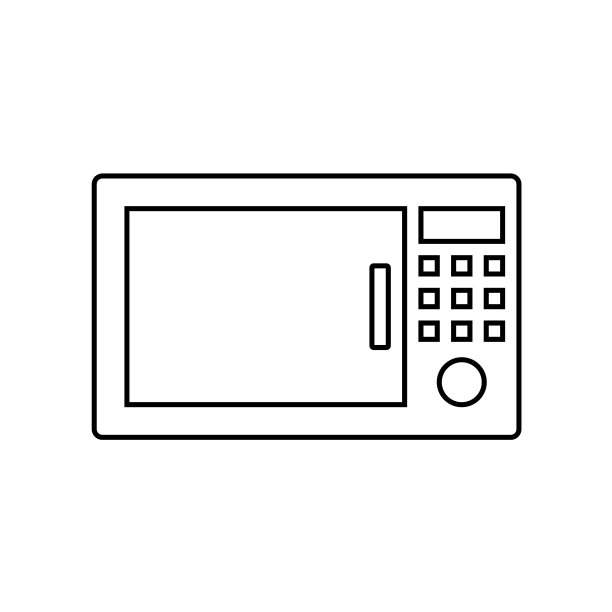 微波炉线图标线草图图标股票图片下载