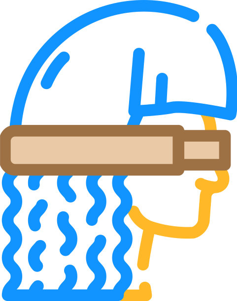 头发拉直颜色图标图片下载