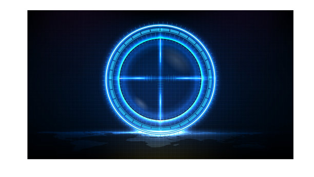 抽象未来背景的蓝色技术图片下载