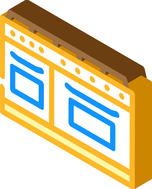 煤气灶等距图标图片下载