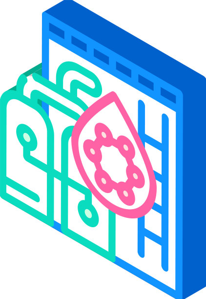 石油化工实验设备等距图标图片下载