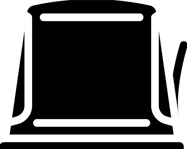 餐巾纸分发器字形图标图片下载