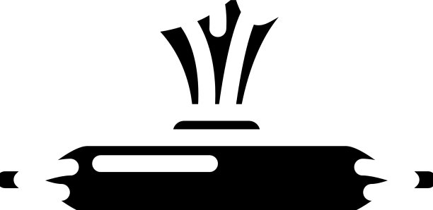 餐巾纸包装字形图标图片下载