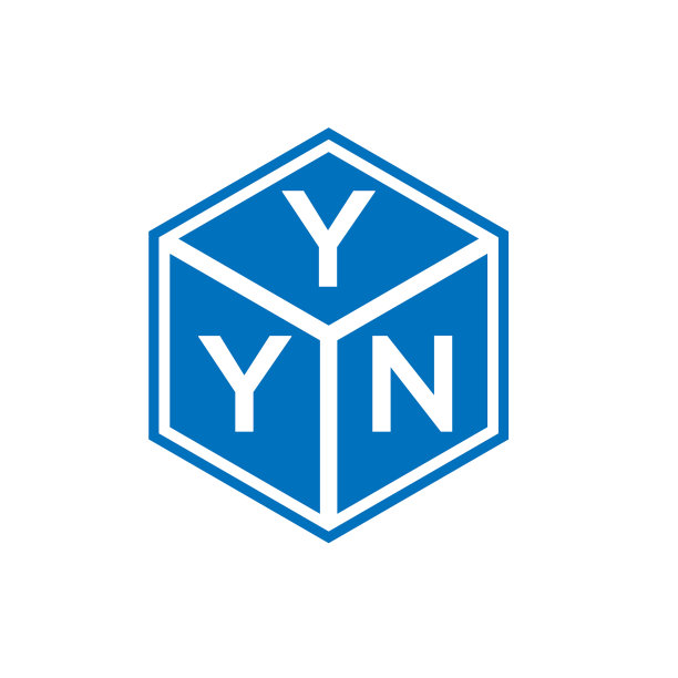 字母标志设计在白色背景Yyn图片下载