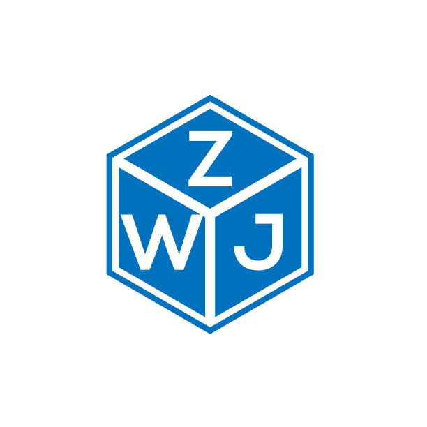 ZWJ字母标志设计，白底ZWJ图片下载