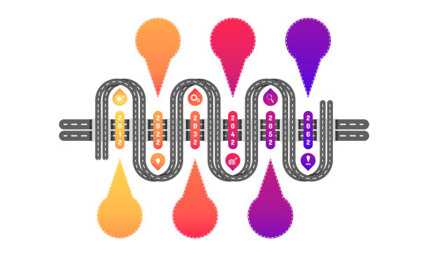 平滑之字形道路交叉隧道路线图时间表图片下载