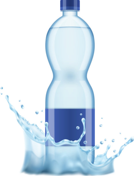 矿泉水瓶组合物图片下载