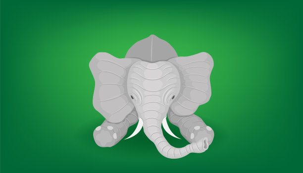 最小的大象蹲，以表示尊重和乘客图片下载