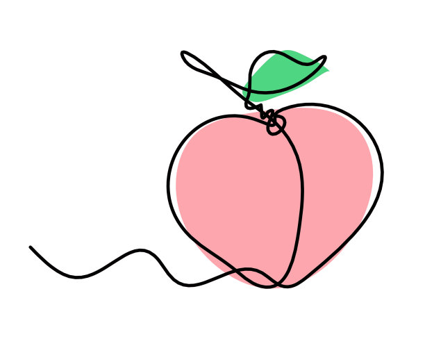 彩绘线杏桃油桃梅图片下载