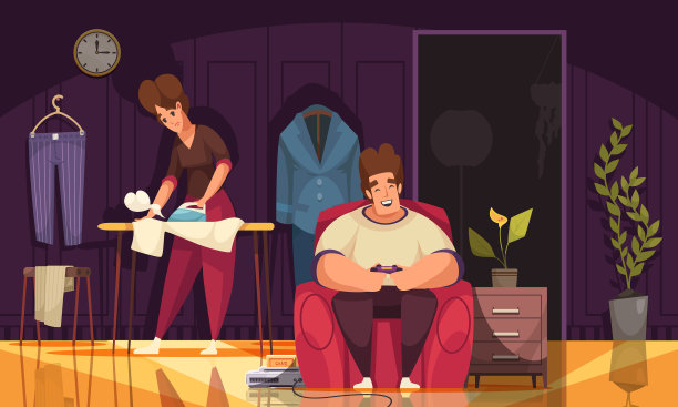 家庭日常日常卡通作文图片下载