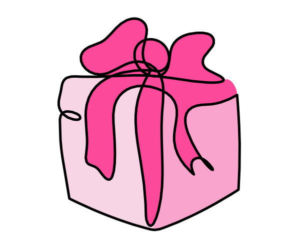 抽象色彩将盒子呈现为连续的线条图片下载