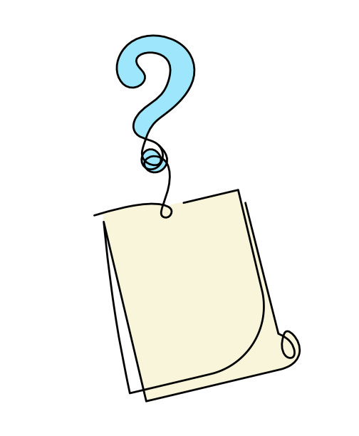 以回形针为线的抽象彩纸图片下载