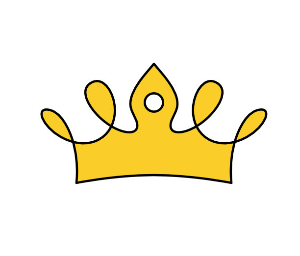 抽象色冠为白色上的线条画图片下载