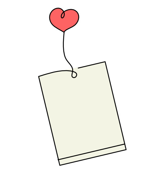 以回形针为线的抽象彩纸图片下载