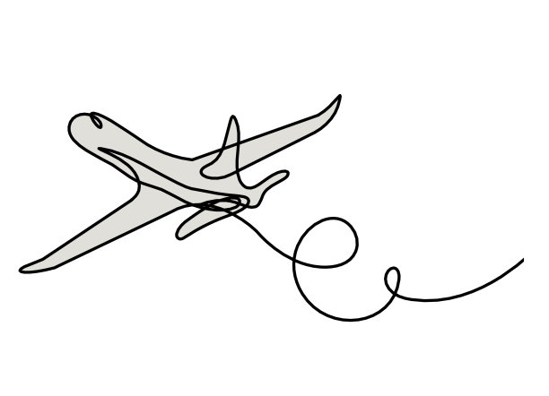 抽象的色彩平面如同画在白色上的线条一样图片下载