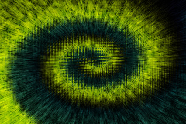 时尚的绿色复古抽象扎染漩涡设计图片下载