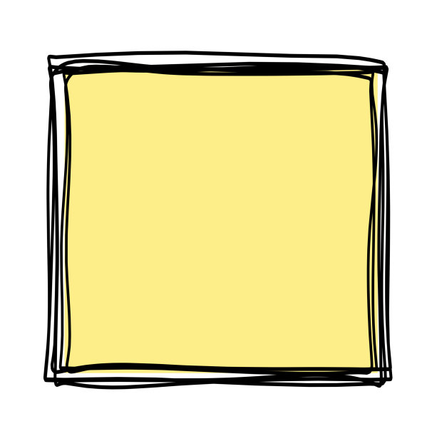 抽象的颜色正方形像线条一样画在白色上图片下载