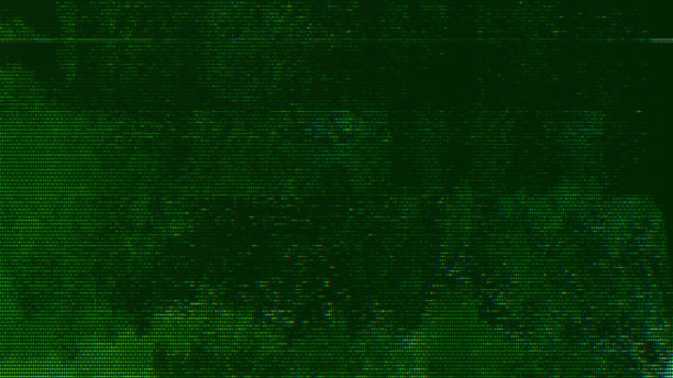 故障噪声静态电视视觉特效包。视觉视频效果条纹背景，CRT电视屏幕无信号故障效果图片下载