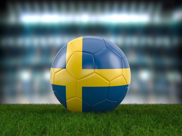 足球瑞典国旗图片下载