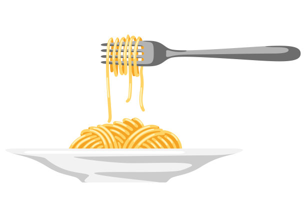 意大利意大利面。餐厅菜单的烹饪形象。图片下载
