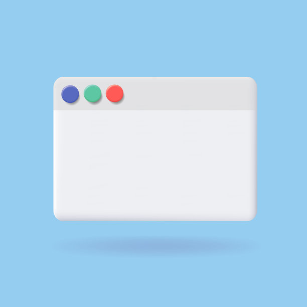 Web浏览器窗口图标。空白网页图片下载