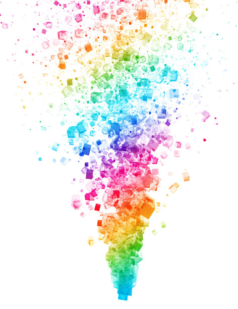 喷发方块。图片下载