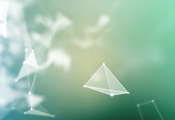 背景3 d网格。网络技术Ai技术有线网络未来线框。人工智能。网络安全背景说明图片下载