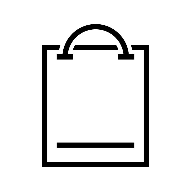 包图标。在线商店图标孤立在白色背景。向量EPS 10图片下载