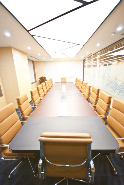 商务会议室内部空无一人图片下载