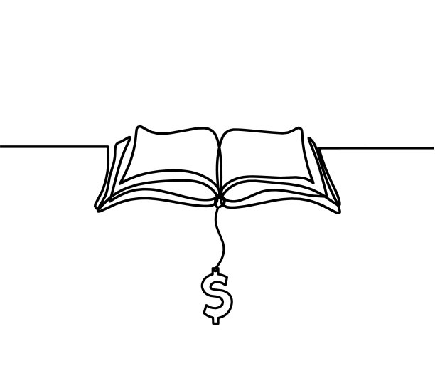 摘要书以美元为线绘就图片下载