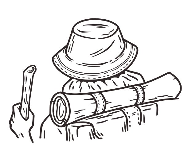 好奇者或背包旅行者自然探险家图片下载