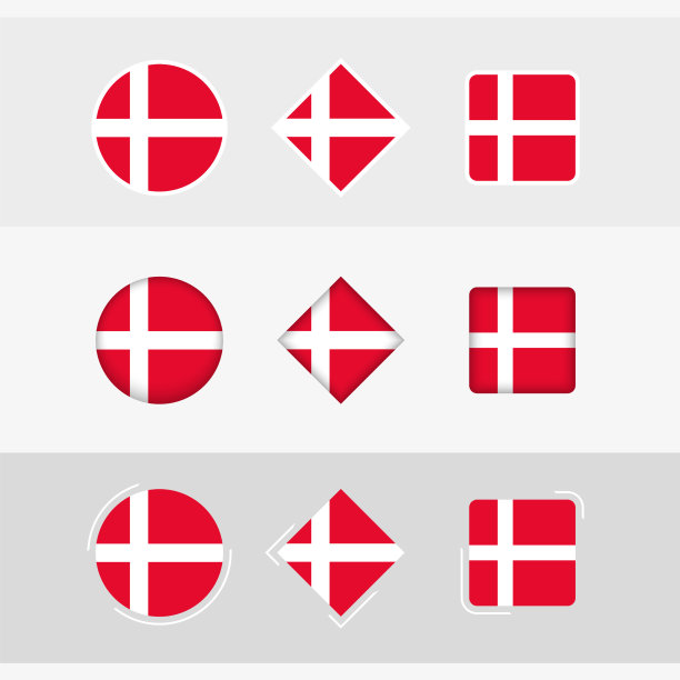 丹麦国旗图标设置了丹麦国旗图片下载