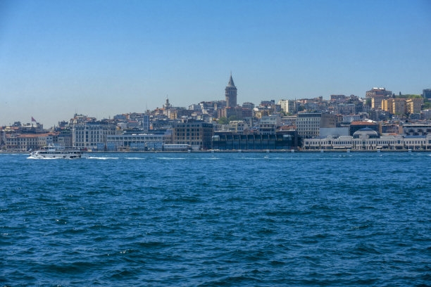 喀喇昆仑海峡和加拉塔波特，伊斯坦布尔，土耳其图片下载