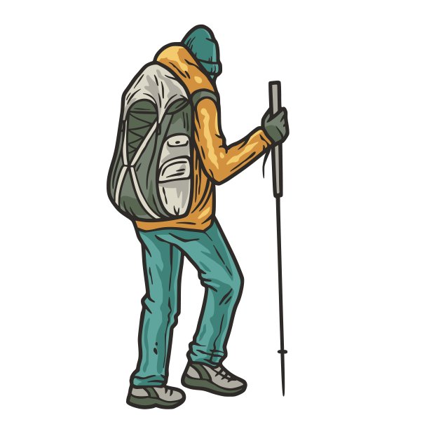 登山者或背包旅行者探险家好奇的人图片下载