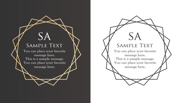 豪华名片设计。古董装饰设计。优雅的边缘模式。图片下载