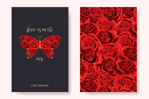 鲜艳美丽的花卉抽象装饰图片下载