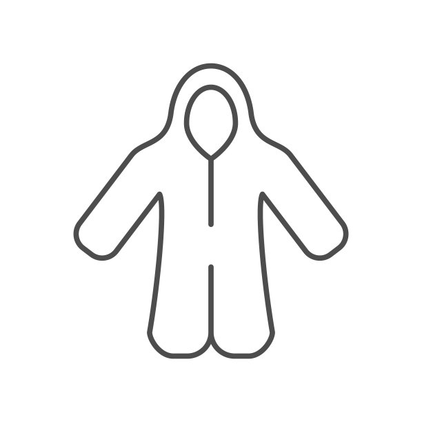 工业工作服线条图标图片下载