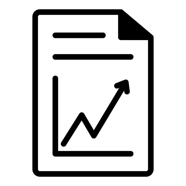 文档平面图标孤立在白色背景上图片下载