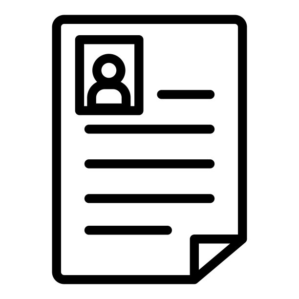 文档平面图标孤立在白色背景上图片下载