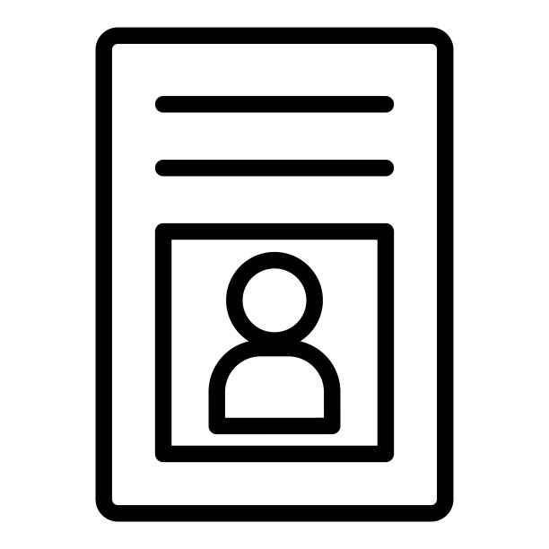 文档平面图标孤立在白色背景上图片下载