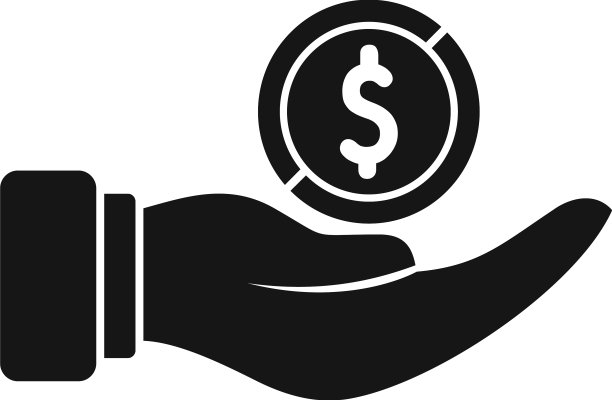 保持金钱拍卖图标简单的业务图片下载