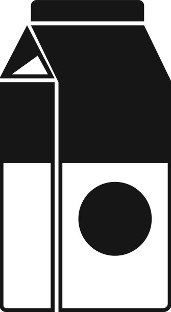 牛奶包装图标简单的乳制品钙图片下载