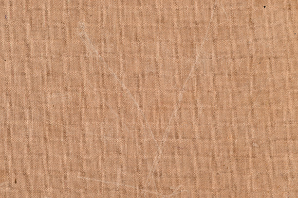 风化织物背景从旧书封面。蹩脚货布纹理。帆布纹理棕色背景图片下载