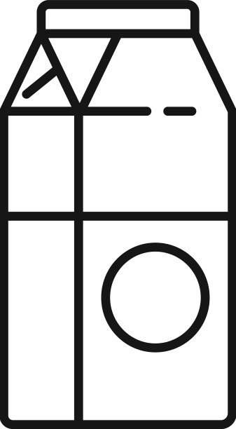 牛奶包装图标概述乳制品钙图片下载