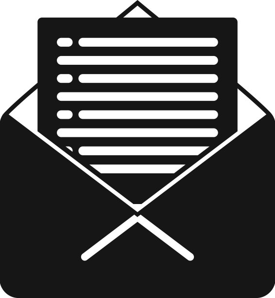 邮件报告图标简约文档纸张图片下载